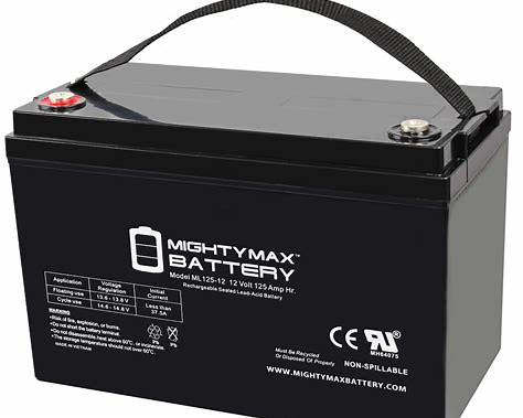 Mighty Max 4 Solar & Renewable Energy ML125-12 12V Battery
