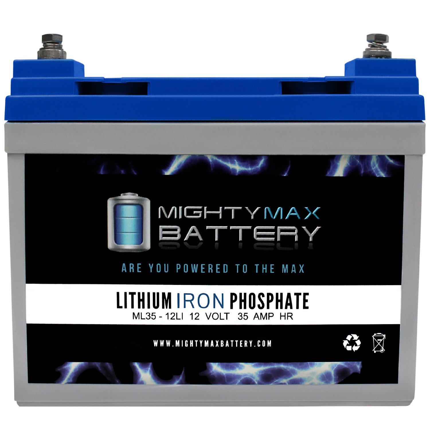 Mighty Max 7 Solar & Renewable Energy ML35-12LI (Lithium) 12V Battery
