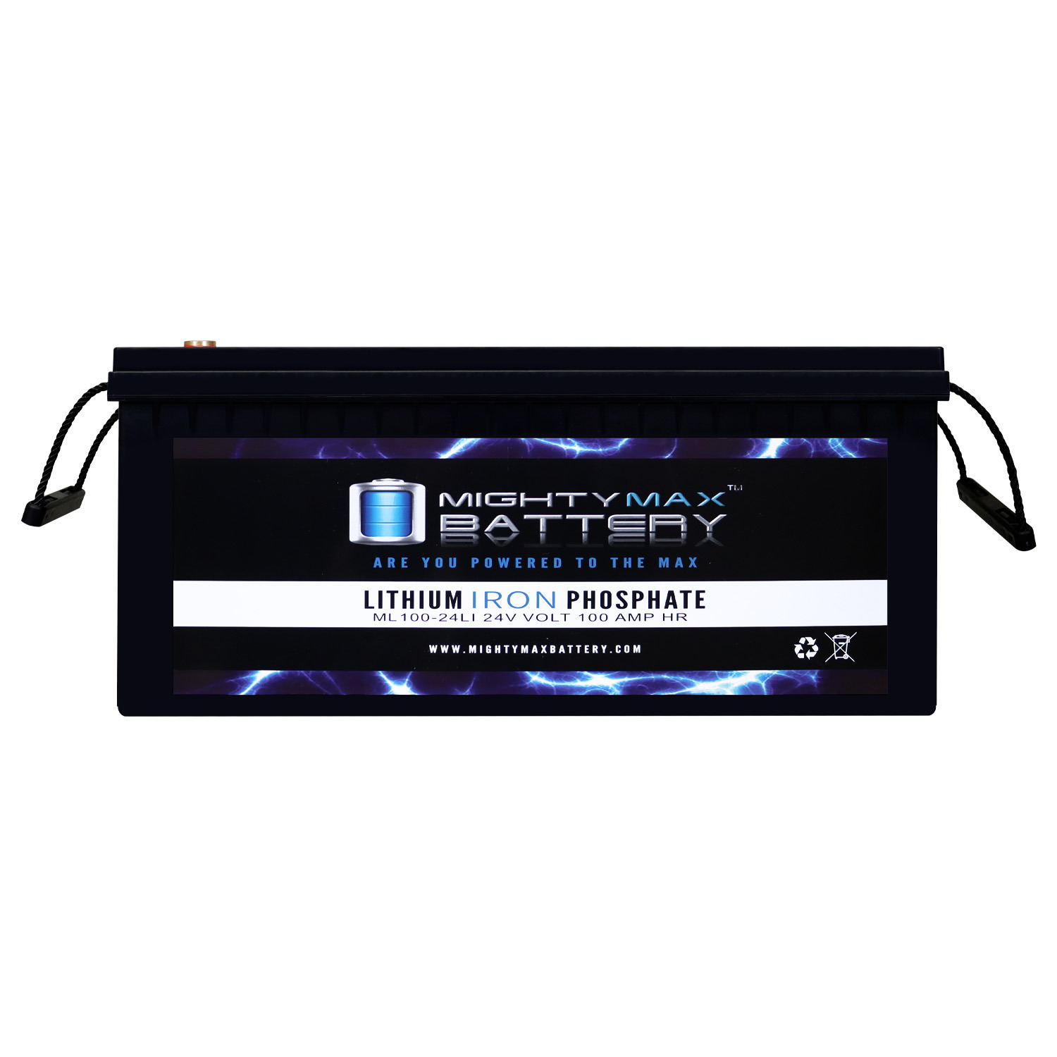 Mighty Max 10 Solar & Renewable Energy ML100-24LI Bluetooth 24V Battery
