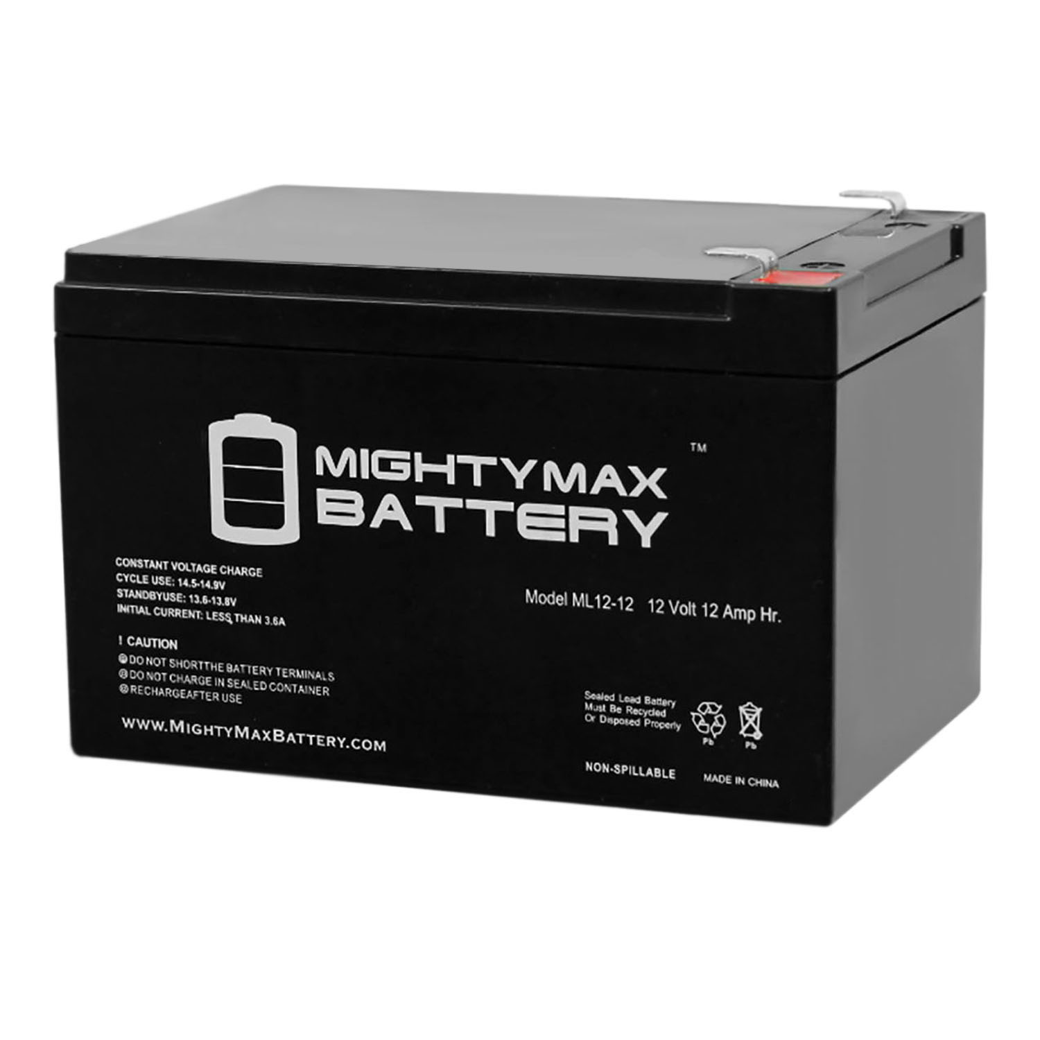 Mighty Max 21 UPS & Data Center Backup ML12-12 F2 12V Battery