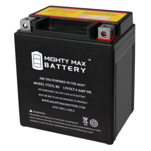 Mighty Max 34 Motorcycle & Powersports YTX14-BS 12V Battery