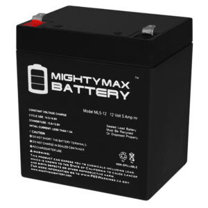 Mighty Max 38 Alarm & Home Security Systems ML1.2-12 12V Battery
