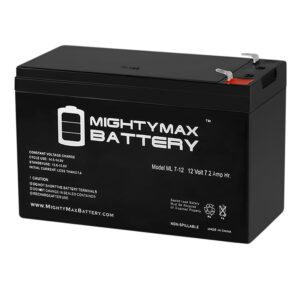 Mighty Max 46 Alarm & Home Security Systems ML7-12 (10-Pack) 12V Battery