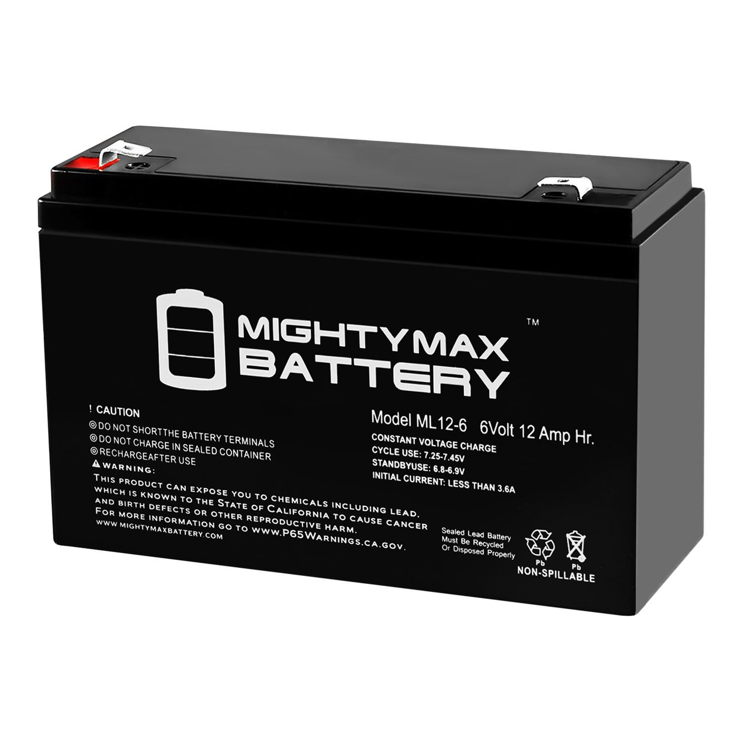 Mighty Max 64 Lawn & Garden / Power Tools ML8-12 NB 12V Battery