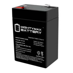 Mighty Max 66 General Purpose SLA & Toys ML4-6 6V Battery